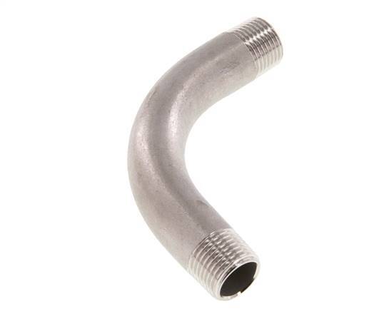 90deg Angled Pipe R1/2'' Stainless Steel 16bar (224.8psi)