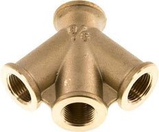 Double Y Air Distributor G3/8'' Brass 16 bar (224.8 psi)