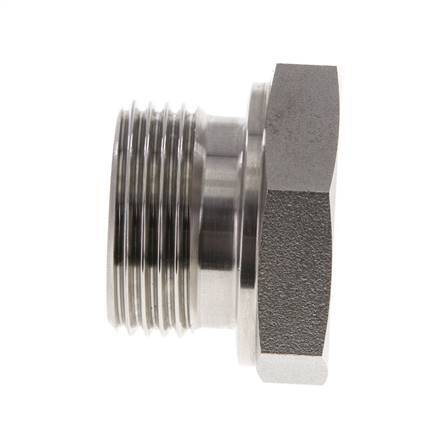 Plug G1'' Stainless steel with External Hex 60° cone 150bar (2107.5psi) Hydraulic