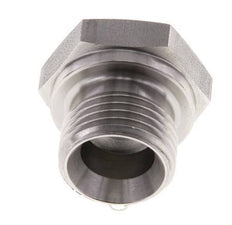 Plug G1/2'' Stainless steel with External Hex 60° cone 300bar (4215.0psi) Hydraulic