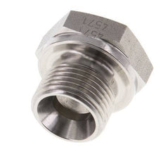 Plug G3/8'' Stainless steel with External Hex 60° cone 425bar (5971.25psi) Hydraulic