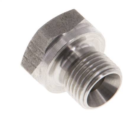 Plug G1/8'' Stainless steel with External Hex 60° cone 575bar (8078.75psi) Hydraulic
