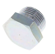 Plug G1'' Steel with External Hex 60° cone 150bar (2107.5psi) Hydraulic
