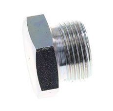 Plug G1'' Steel with External Hex 60° cone 150bar (2107.5psi) Hydraulic