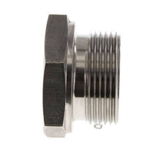 Plug G1 1/4'' Stainless steel with External Hex 60° cone 150bar (2107.5psi) Hydraulic