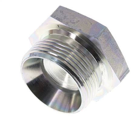 Plug G1 1/4'' Steel with External Hex 60° cone 150bar (2107.5psi) Hydraulic