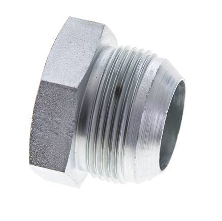 JIC Plug UN 1-5/8''-12 Steel 140bar (1967.0psi)