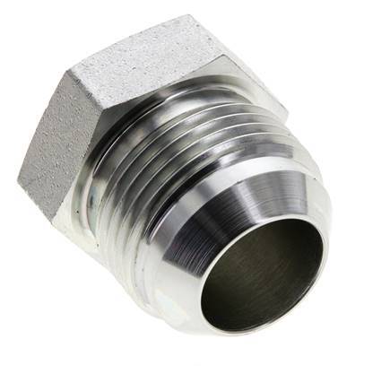 JIC Plug UN 1-3/16INCH-12 Steel 170bar (2388.5psi)
