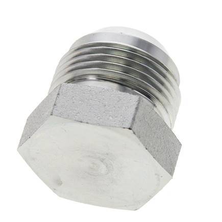 JIC Plug UN 1-3/16INCH-12 Steel 170bar (2388.5psi)