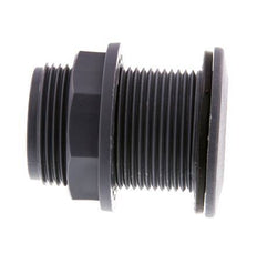 Screw Connection for Drain Cocks G1 1/4'' DN13 Bulkhead Polypropylene (pp) EPDM 10bar (140.5psi) FDA
