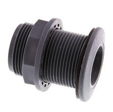 Screw Connection for Drain Cocks G1 1/4'' DN13 Bulkhead Polypropylene (pp) EPDM 10bar (140.5psi) FDA