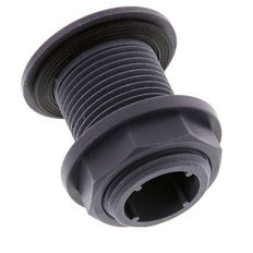 Screw Connection for Drain Cocks G1'' DN24 Bulkhead Polypropylene (pp) EPDM 10bar (140.5psi) FDA