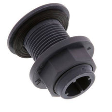 Screw Connection for Drain Cocks G3/4'' DN29.5 Bulkhead Polypropylene (pp) EPDM 10bar (140.5psi) FDA