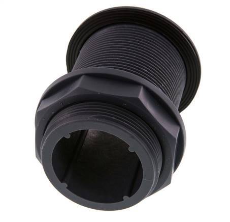 Screw Connection for Drain Cocks G2'' DN45.5 Bulkhead Polypropylene (pp) EPDM 10bar (140.5psi) FDA