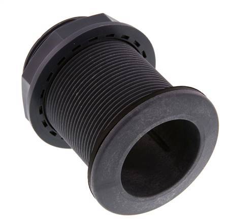 Screw Connection for Drain Cocks G2'' DN45.5 Bulkhead Polypropylene (pp) EPDM 10bar (140.5psi) FDA