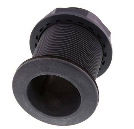 Screw Connection for Drain Cocks G2'' DN45.5 Bulkhead Polypropylene (pp) EPDM 10bar (140.5psi) FDA
