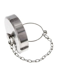 Cap Nut Rd78 X 1/6'' DN 50 Stainless Steel 1.4301 NBR DIN 11851 FDA 21 with Chain