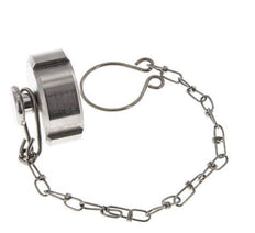 Cap Nut Rd34 X 1/8'' DN 15 Stainless Steel 1.4404 NBR DIN 11851 FDA 21 with Chain