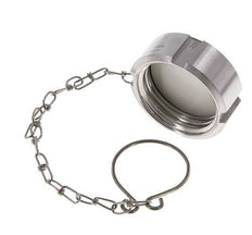 Cap Nut Rd44 X 1/6'' DN 20 Stainless Steel 1.4404 NBR DIN 11851 FDA 21 with Chain