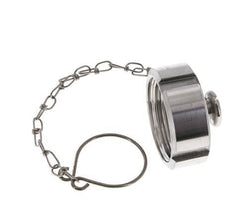 Cap Nut Rd44 X 1/6'' DN 20 Stainless Steel 1.4404 NBR DIN 11851 FDA 21 with Chain