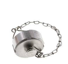 Cap Nut Rd44 X 1/6'' DN 20 Stainless Steel 1.4404 NBR DIN 11851 FDA 21 with Chain