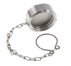 Cap Nut Rd44 X 1/6'' DN 20 Stainless Steel 1.4404 NBR DIN 11851 FDA 21 with Chain