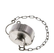 Cap Nut Rd44 X 1/6'' DN 20 Stainless Steel 1.4301 NBR DIN 11851 FDA 21 with Chain
