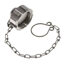 Cap Nut Rd34 X 1/8'' DN 15 Stainless Steel 1.4301 NBR DIN 11851 FDA 21 with Chain