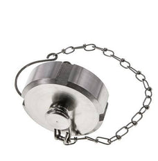 Cap Nut Rd52 X 1/6'' DN 25 Stainless Steel 1.4404 NBR DIN 11851 FDA 21 with Chain