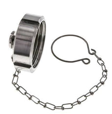 Cap Nut Rd52 X 1/6'' DN 25 Stainless Steel 1.4404 NBR DIN 11851 FDA 21 with Chain