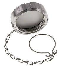 Cap Nut Rd58 X 1/6'' DN 32 Stainless Steel 1.4404 NBR DIN 11851 FDA 21 with Chain