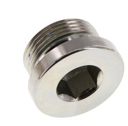 Plug M33 X 2 Steel FKM with Internal Hex 400bar (5620.0psi)
