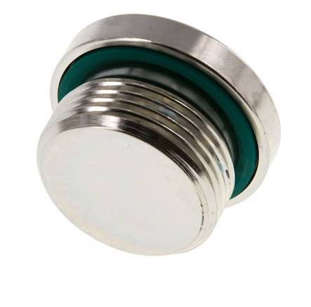 Plug M33 X 2 Steel FKM with Internal Hex 400bar (5620.0psi)