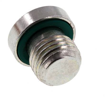 Plug M14 X 1.5 Steel FKM with Internal Hex 400bar (5620.0psi) [2 Pieces]