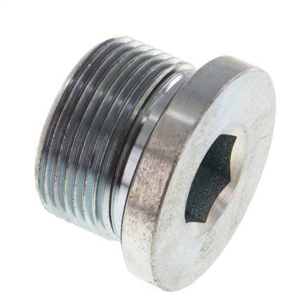 Plug M26 X 1.5 Steel NBR with Internal Hex 400bar (5620.0psi)