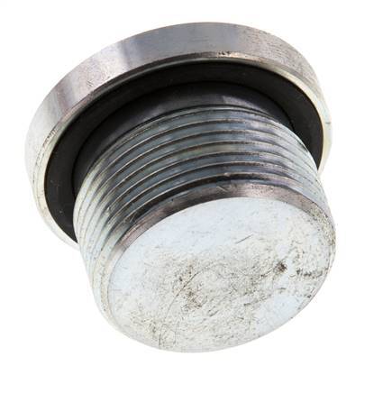 Plug M26 X 1.5 Steel NBR with Internal Hex 400bar (5620.0psi)