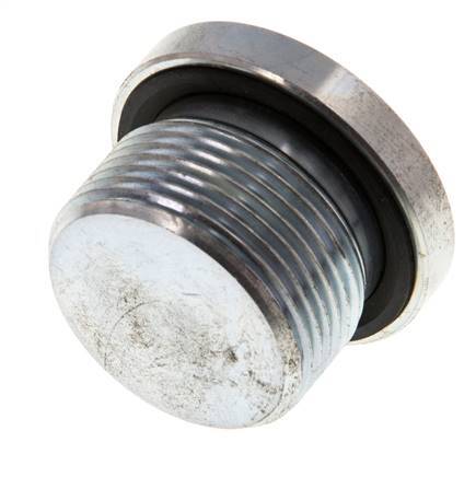 Plug M26 X 1.5 Steel NBR with Internal Hex 400bar (5620.0psi)