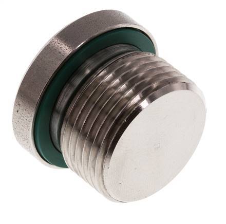 Plug M22 X 1.5 Stainless steel FKM with Internal Hex 400bar (5620.0psi)