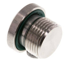 Plug M20 X 1.5 Stainless steel FKM with Internal Hex 400bar (5620.0psi)