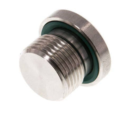 Plug M20 X 1.5 Stainless steel FKM with Internal Hex 400bar (5620.0psi)