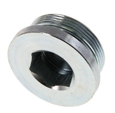 Plug M48 X 2 Steel FKM with Internal Hex 250bar (3512.5psi)