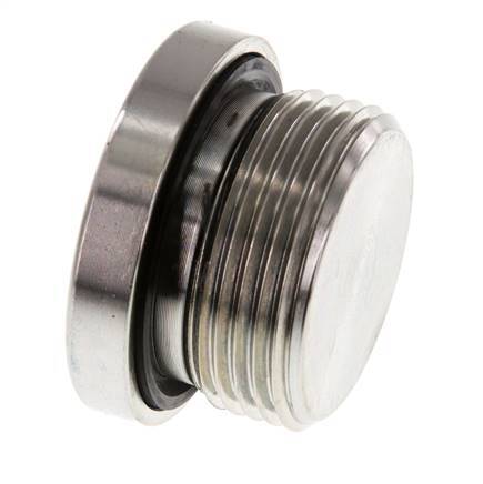 Plug M33 X 2 Steel NBR with Internal Hex 400bar (5620.0psi)