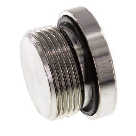 Plug M33 X 2 Steel NBR with Internal Hex 400bar (5620.0psi)