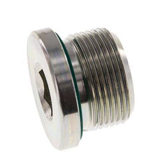 Plug M26 X 1.5 Steel FKM with Internal Hex 400bar (5620.0psi)