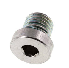 Plug M12 X 1.5 Steel FKM with Internal Hex 400bar (5620.0psi) [2 Pieces]