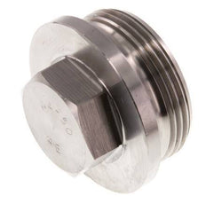 Plug G1 1/2'' Stainless steel with Collar and External Hex 40bar (562.0psi)