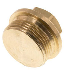 Plug G1 1/4'' Brass with Collar and External Hex 16bar (224.8psi)