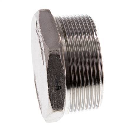Plug R2'' Stainless steel with External Hex 16bar (224.8psi)