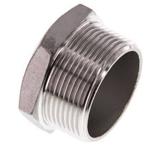 Plug R1 1/2'' Stainless steel with External Hex 16bar (224.8psi)