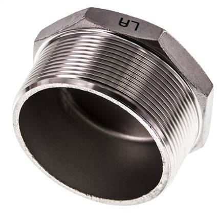 Plug R2 1/2'' Stainless steel with External Hex 16bar (224.8psi)